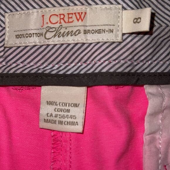 J. Crew next to new flamingo pink chino shorts - Picture 8 of 8